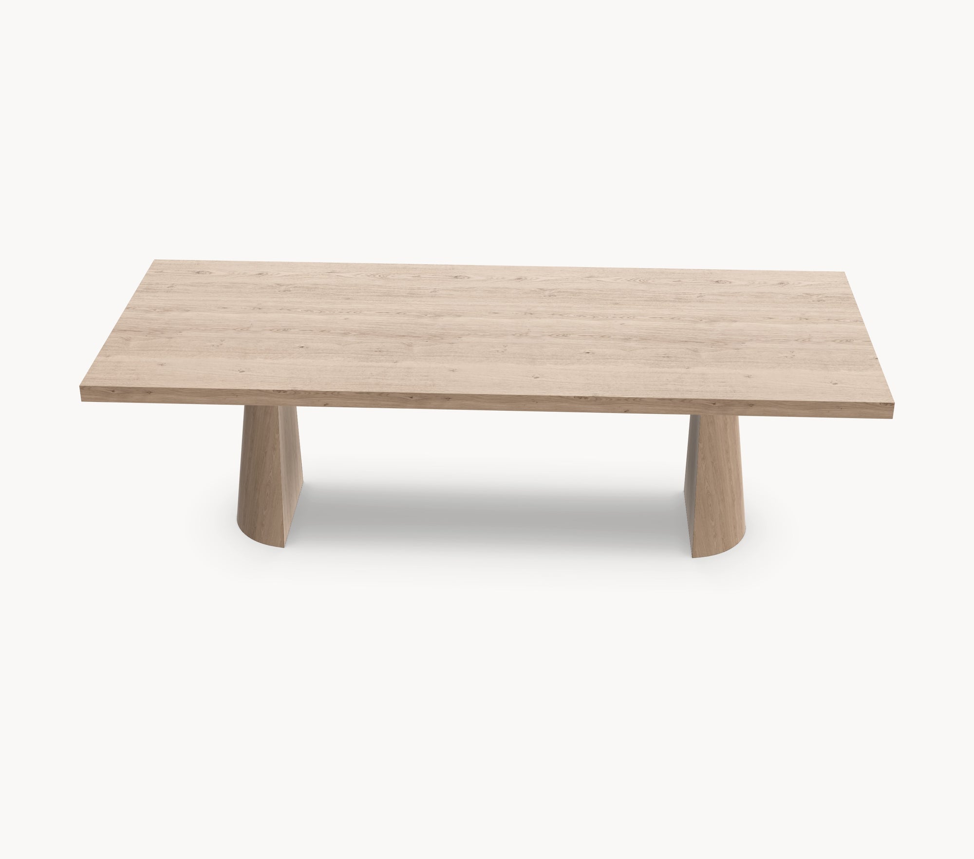 Eiken tafel - Recht - Twin Cone sfeerbeeld 2 - Industrial Home