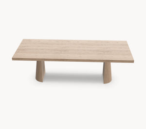 Eiken tafel - Recht - Twin Cone sfeerbeeld 2 - Industrial Home