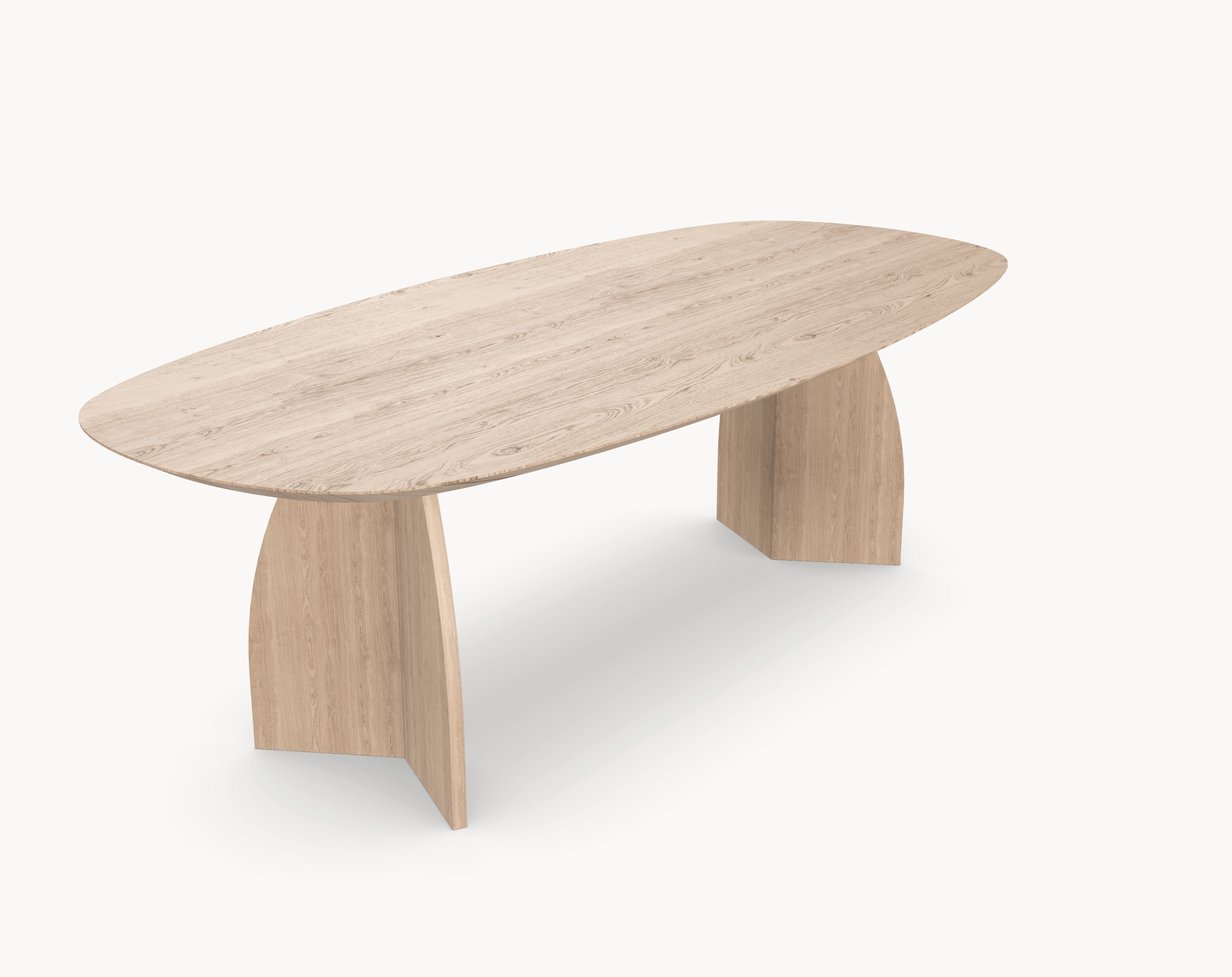 Oak dining table - Danish - Matrix oak