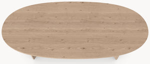 Eiken massief eettafel - Deens Rond - V eiken Eiken sfeerbeeld 5 - Industrial Home