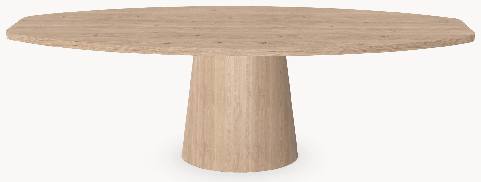 Eiken massief eettafel - Half Ovaal - Cone eiken Eiken sfeerbeeld 2 - Industrial Home