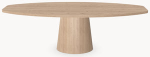 Eiken massief eettafel - Half Ovaal - Cone eiken Eiken sfeerbeeld 2 - Industrial Home