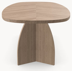 Visgraat eiken eettafel - Deens Recht - V eiken Eiken sfeerbeeld 5 - Industrial Home
