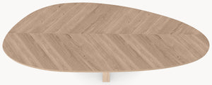 Visgraat eiken eettafel - Kiezel B - Matrix Eiken sfeerbeeld 3 - Industrial Home