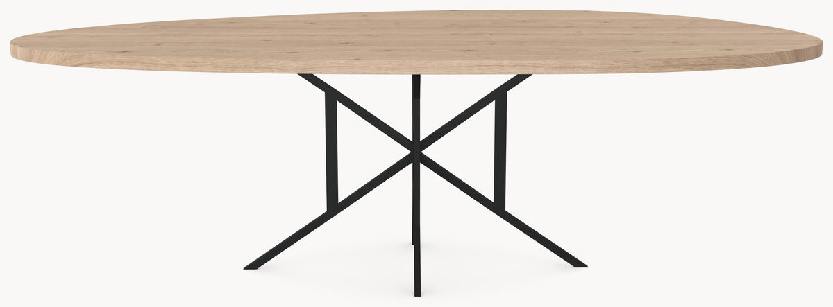 Eiken organische eetafel - Kiezel A - Matrix Thin sfeerbeeld 2 - Industrial Home