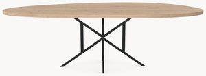 Eiken organische eetafel - Kiezel A - Matrix Thin sfeerbeeld 2 - Industrial Home