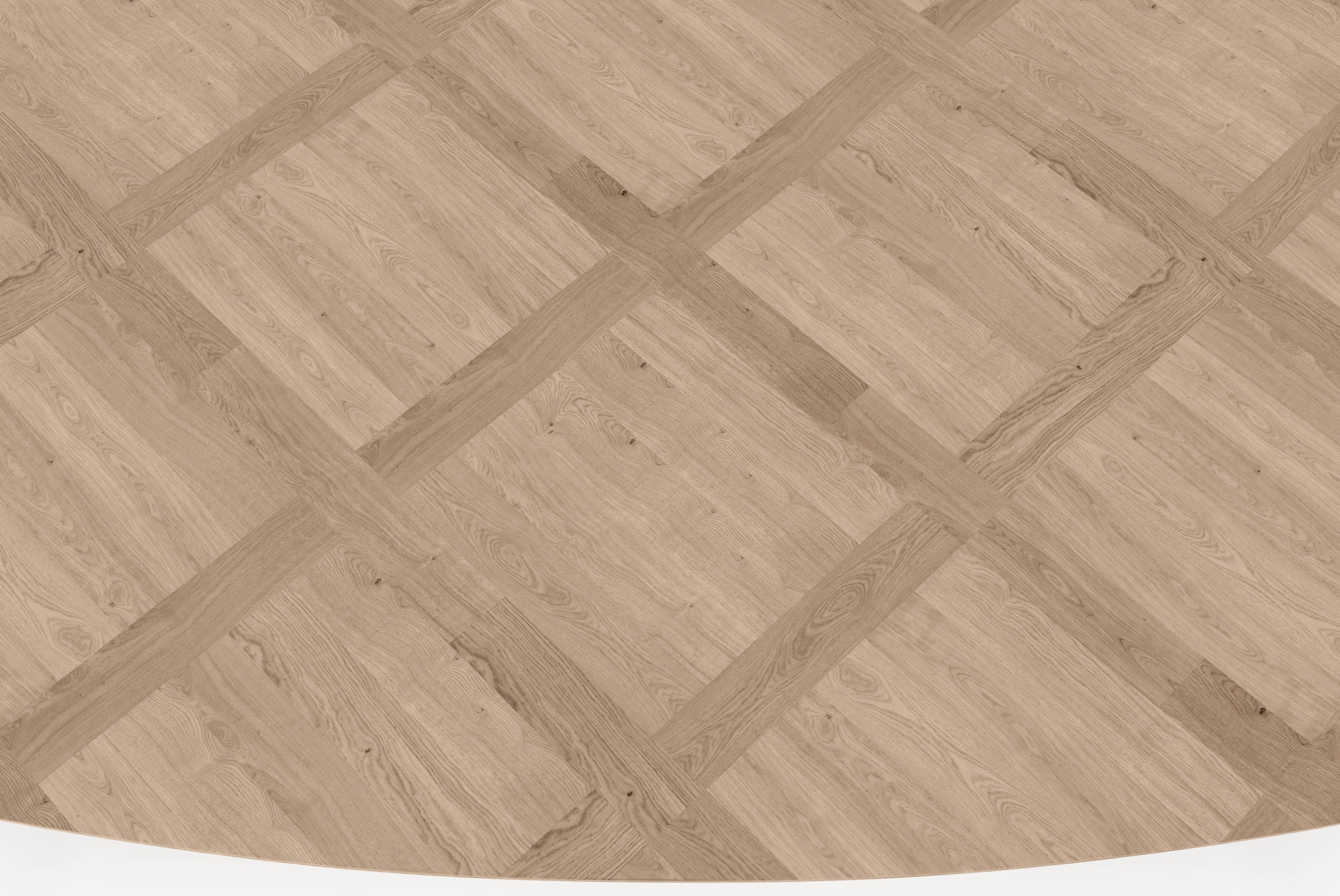 Visgraat eiken Versailles eettafel - Half Ovaal - 2 Half cones eiken Eiken sfeerbeeld 4 - Industrial Home