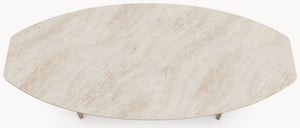 Keramiek eettafel Taj Mahal- Half Ovaal - Half Moon Eiken sfeerbeeld 3 - Industrial Home