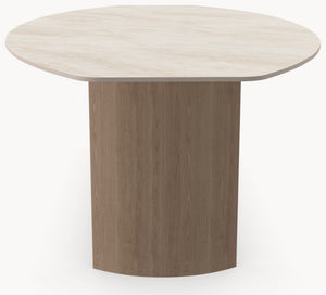 Keramiek eettafel Taj Mahal- Half Ovaal - Half Moon Eiken sfeerbeeld 4 - Industrial Home