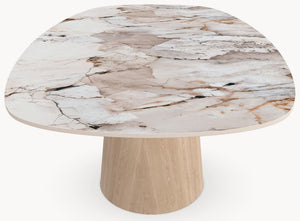 Keramiek eettafel Magellano - Deens Recht - Cone Eiken sfeerbeeld 4 - Industrial Home