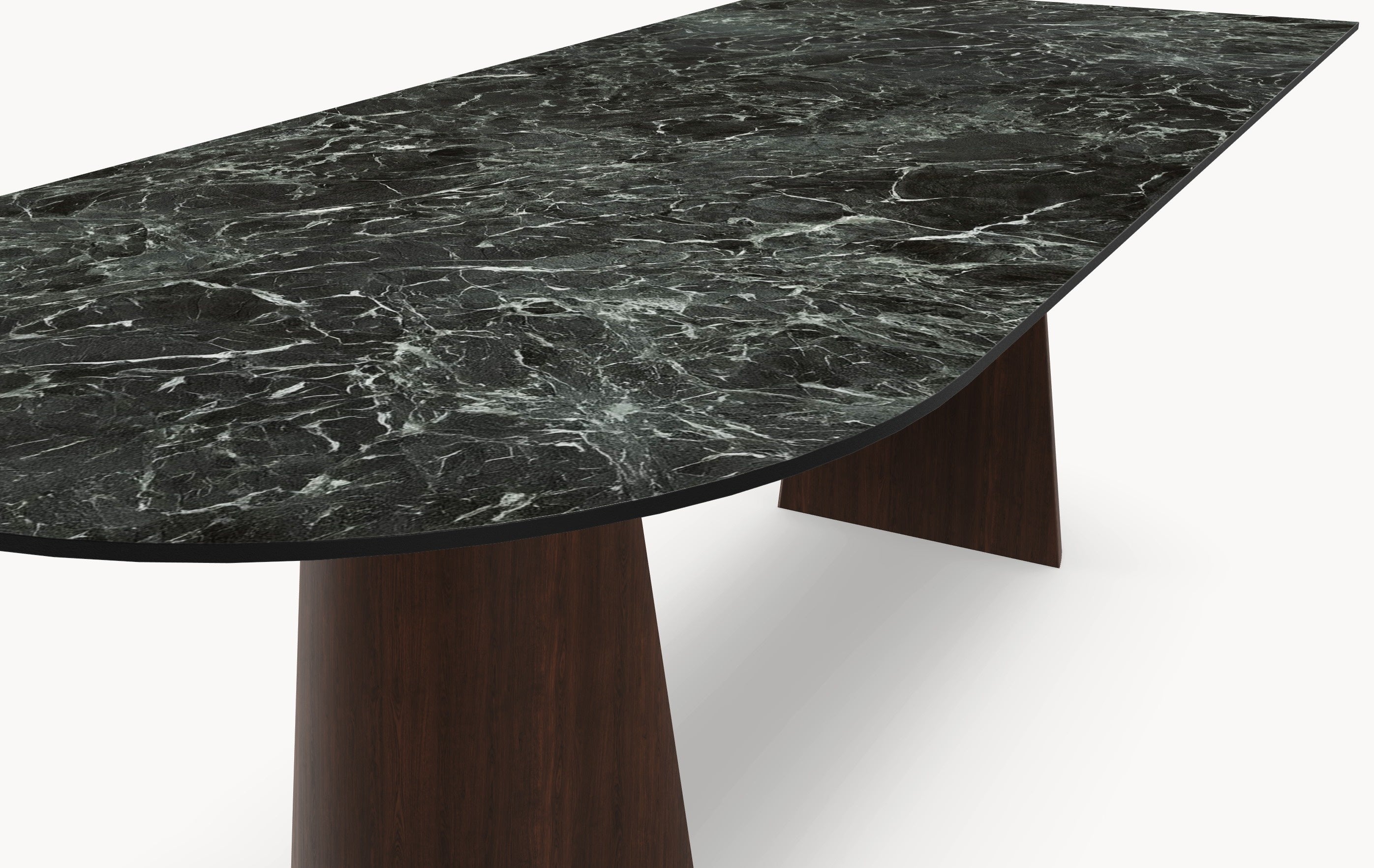 Keramiek eettafel Verde France - Recht Rond - Twin Cone Eiken sfeerbeeld 7 - Industrial Home