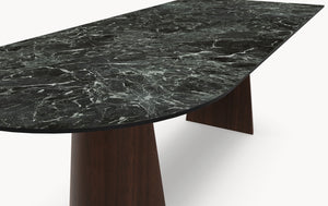 Keramiek eettafel Verde France - Recht Rond - Twin Cone Eiken sfeerbeeld 7 - Industrial Home
