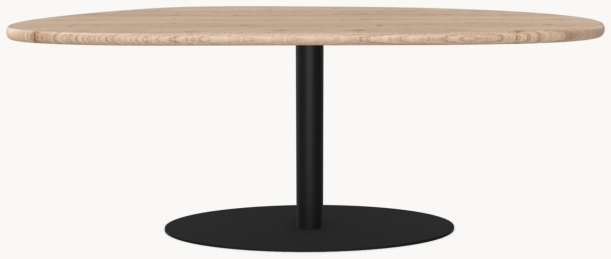 Eiken massief eettafel - Organisch B - Sol onderstel metaal sfeerbeeld 2 - Industrial Home