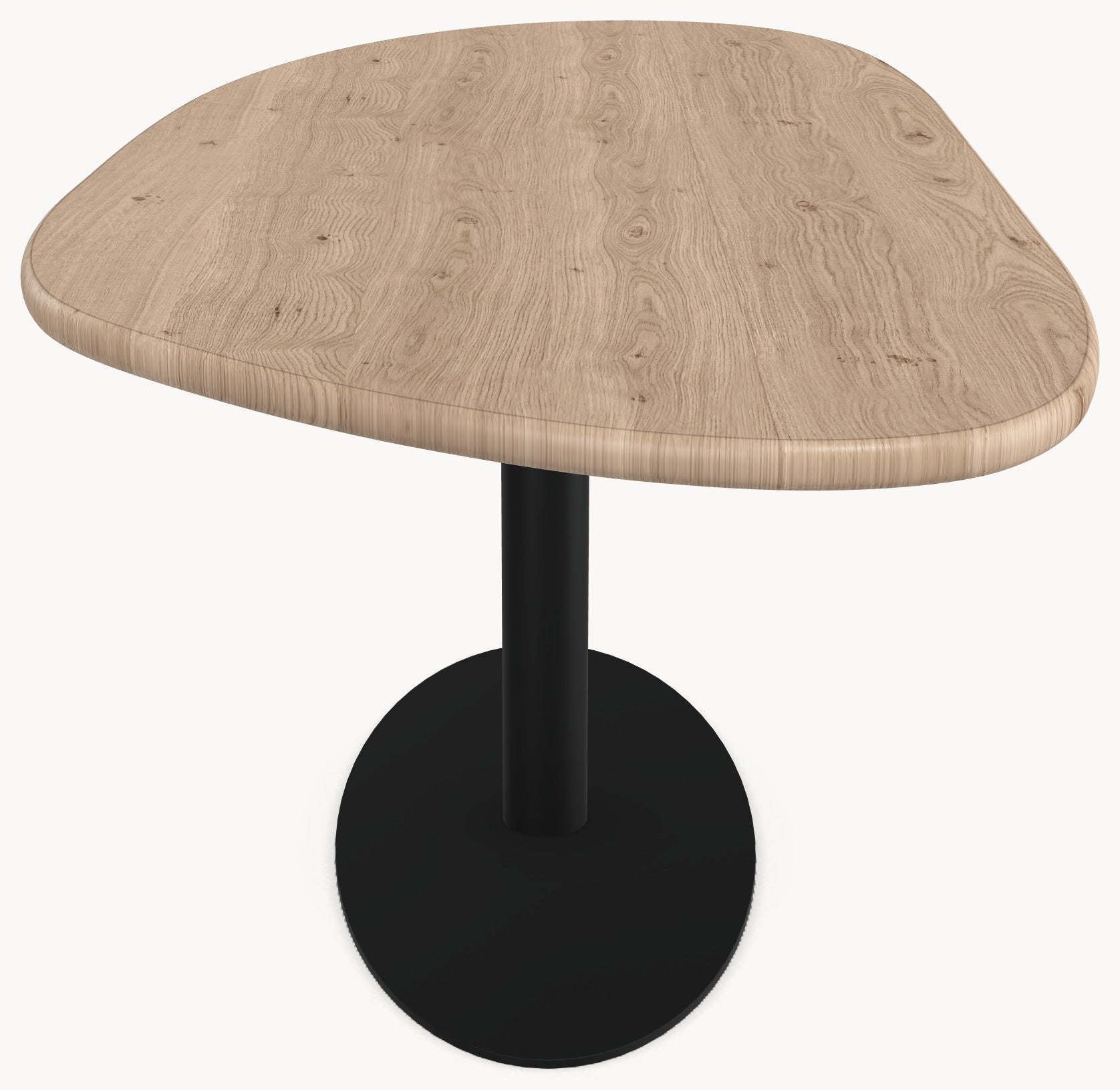 Eiken massief eettafel - Organisch B - Sol onderstel metaal sfeerbeeld 2 - Industrial Home