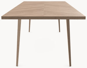 Visgraat eiken eettafel - Recht - Triangle Eiken sfeerbeeld 5 - Industrial Home