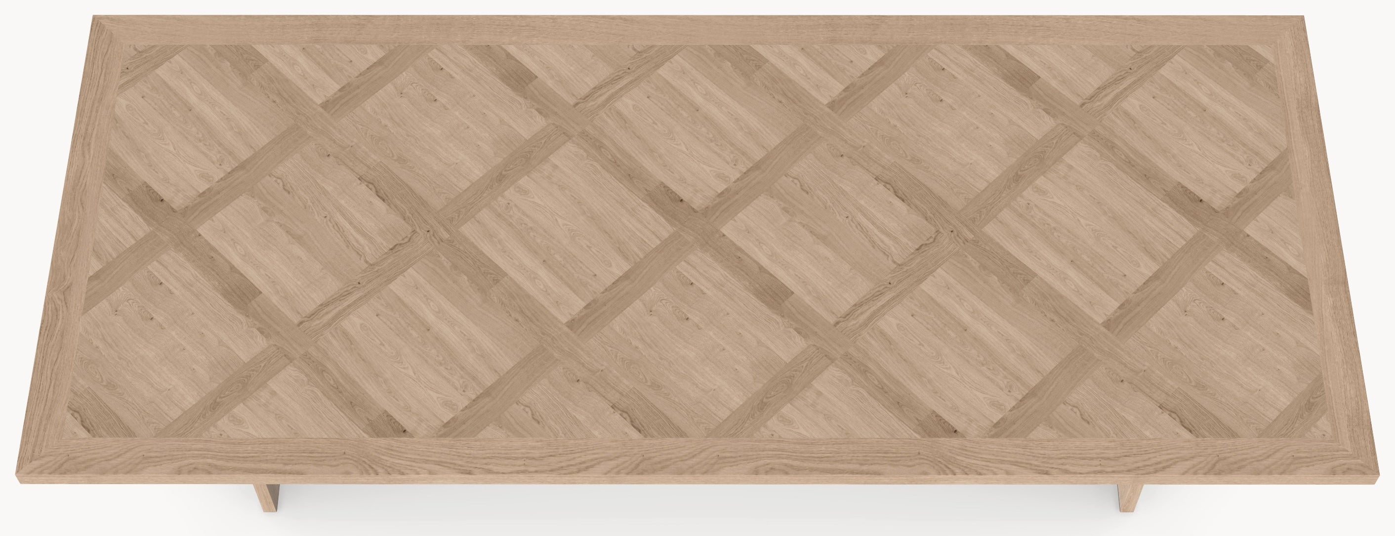 Visgraat eiken eettafel Versailles - Recht - Wall eiken sfeerbeeld 5 - Industrial Home
