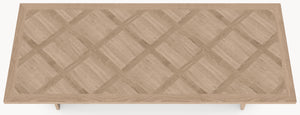 Visgraat eiken eettafel Versailles - Recht - Wall eiken sfeerbeeld 5 - Industrial Home