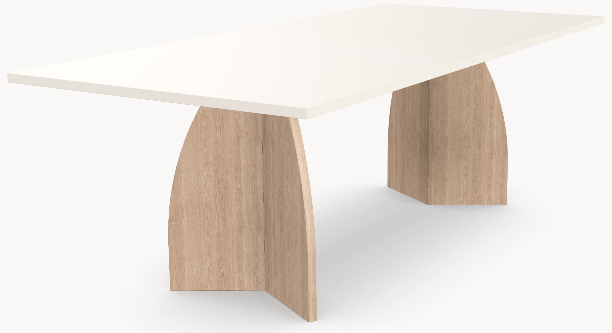 HPL eettafel Seashell - Recht - V eiken - Japandi sfeerbeeld 3 - Industrial Home