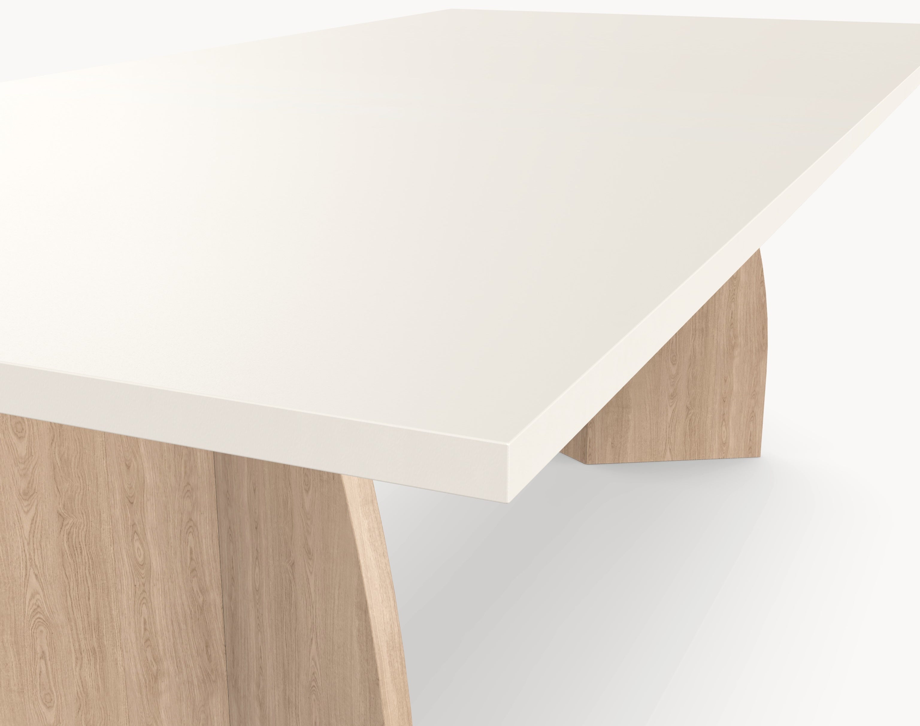 HPL eettafel Seashell - Recht - V eiken - Japandi sfeerbeeld 4 - Industrial Home