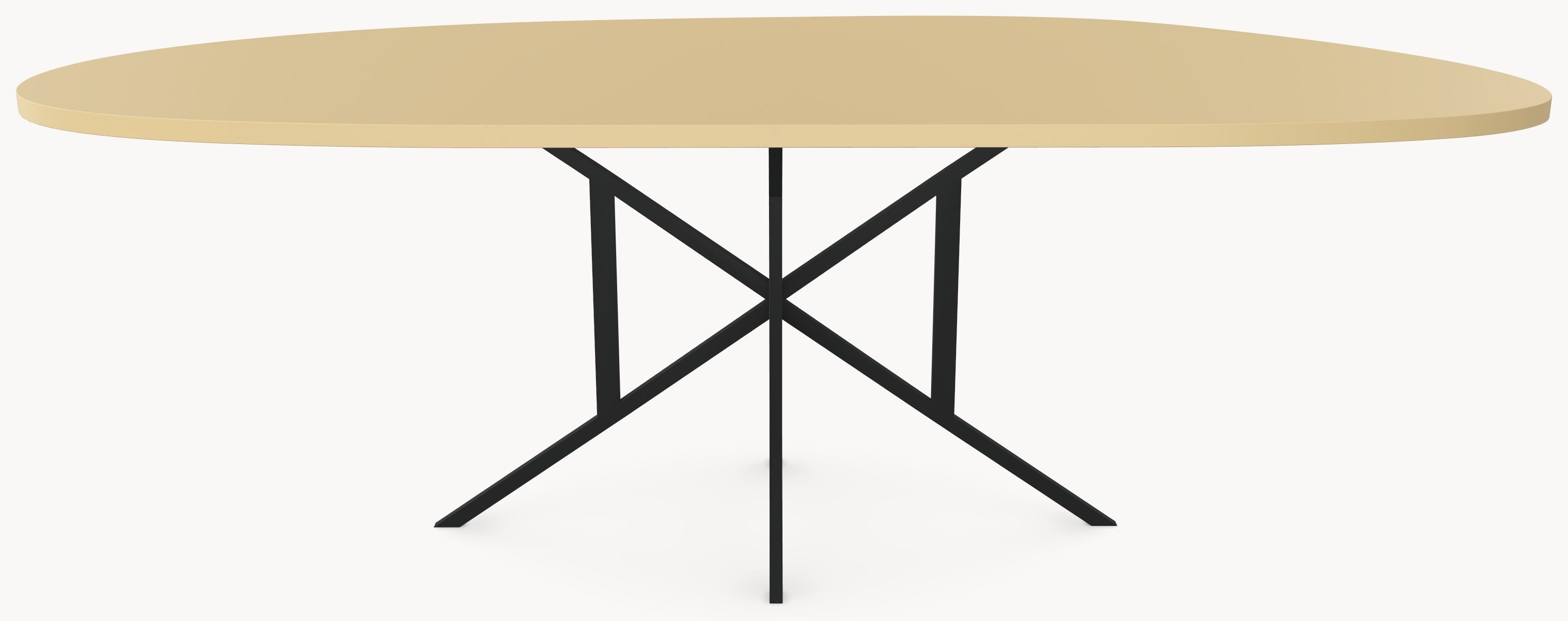 HPL eettafel Summer Wheat - Organisch-A - Matrix Thin metaal sfeerbeeld 2 - Industrial Home