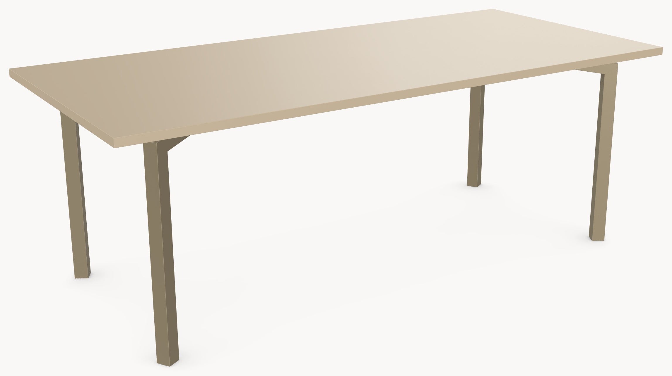 HPL eettafel Mojave - Recht - Hook onderstel metaal