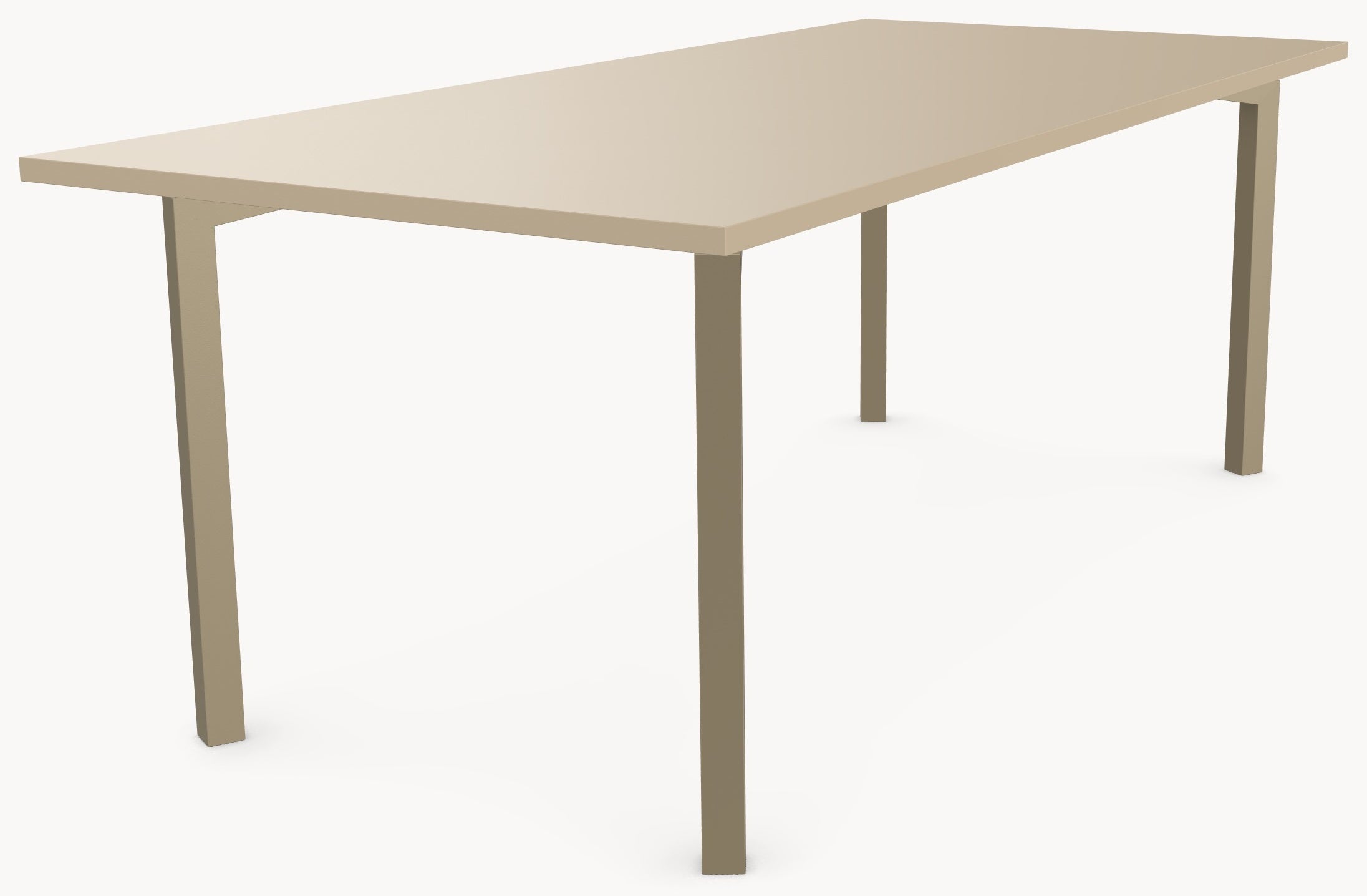 HPL eettafel Mojave - Recht - Hook onderstel metaal