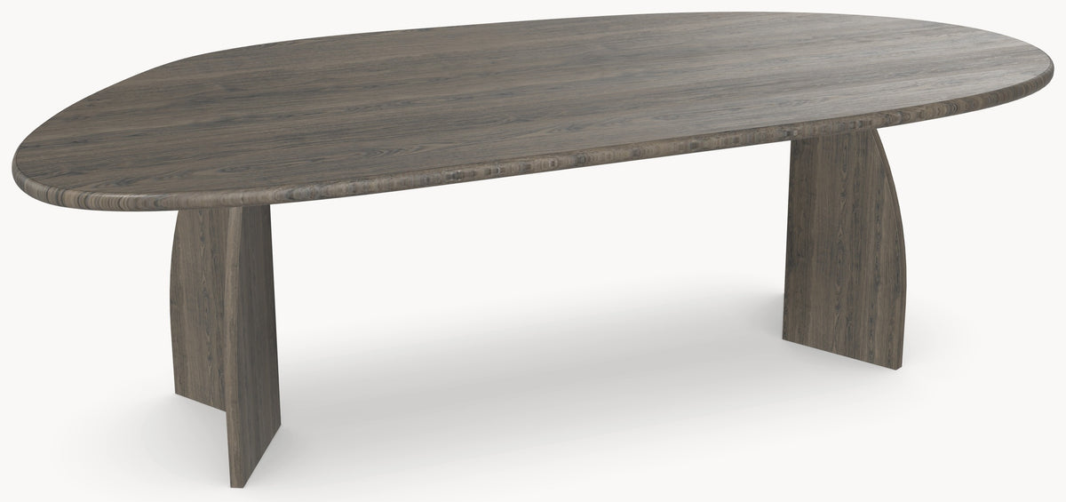 Eiken eettafel Lava - Organisch B - Vlinder Eiken Lava