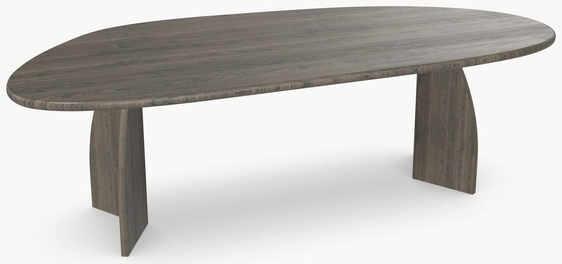 Eiken eettafel Lava - Organisch B - Vlinder Eiken Lava