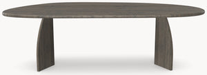 Eiken eettafel Lava - Organisch B - Vlinder Eiken Lava