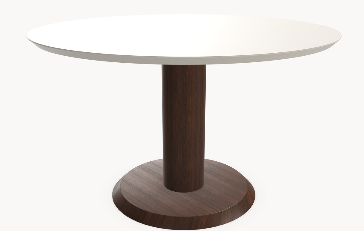 Melamine eettafel - Rond - Sol eiken - Japandi
