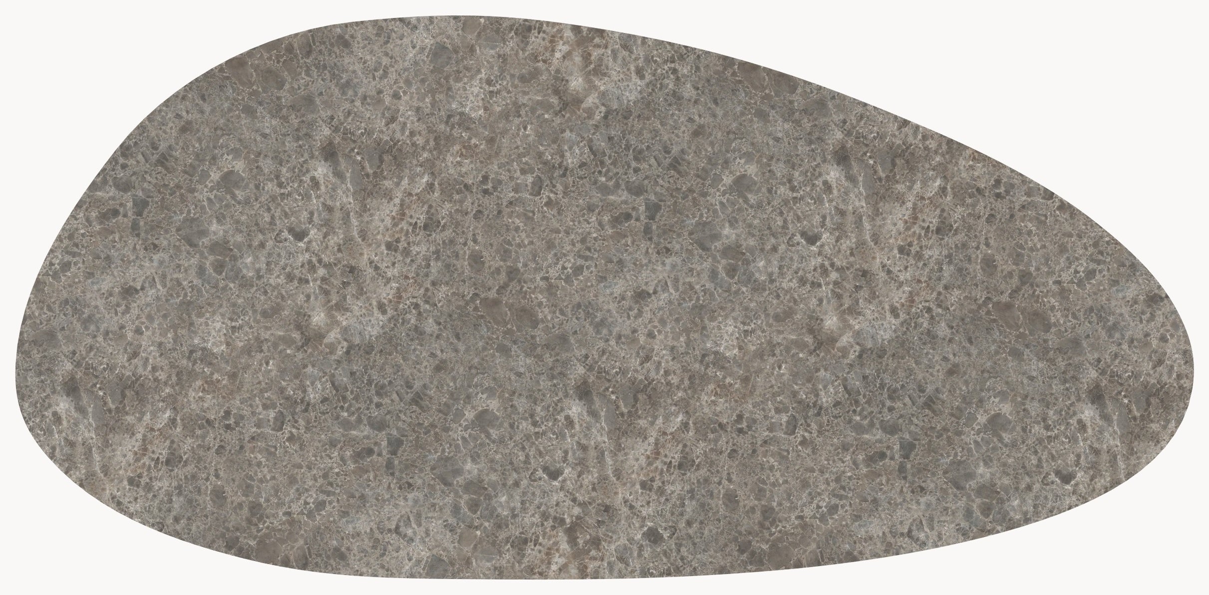 Melamin Esstisch Siena Grey Marble - Kiesel B - Trios Metallgestell