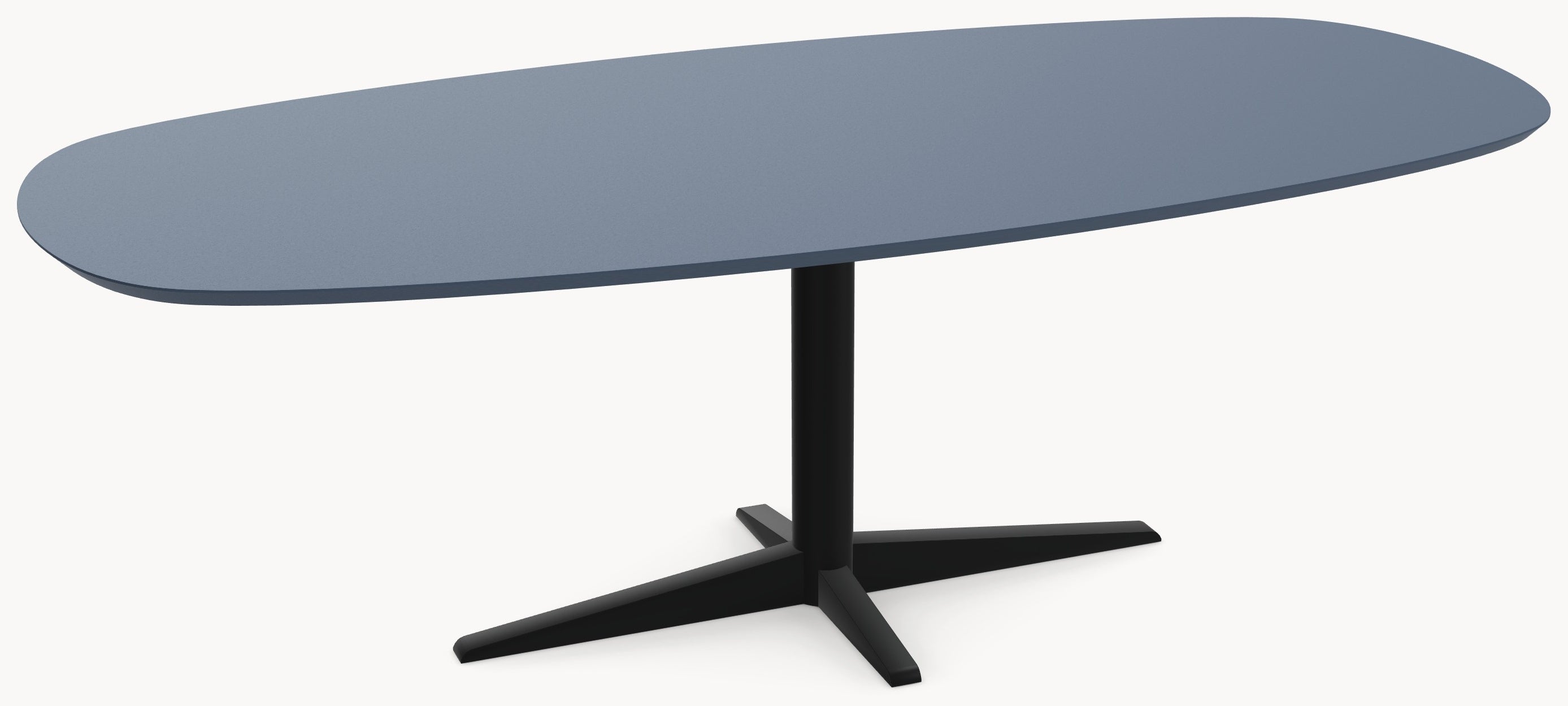 Fenix Azzurro Naxos Esstisch – Dänisches Recht – Quattro Gestell