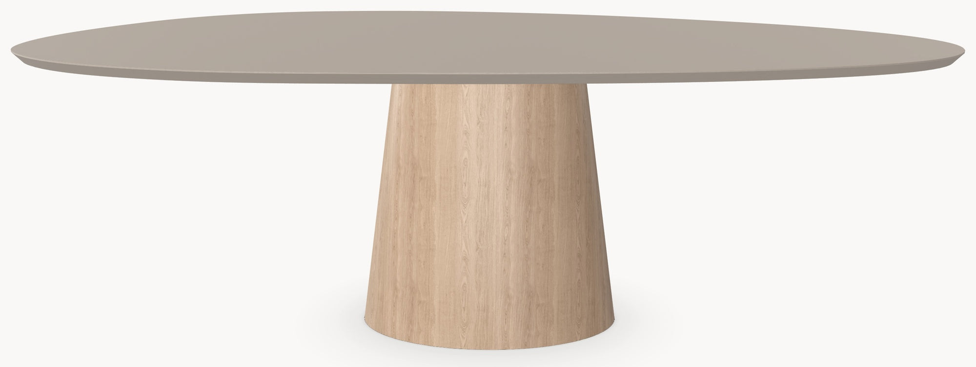 Fenix Beige Arizona eettafel - Kiezel B - Cone onderstel eiken - Japandi - detail foto 3 | Industrial Home