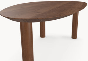 Walnoot eettafel - Kiezel A - Pole walnoot — productfoto 5