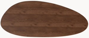 Walnoot eettafel - Kiezel B - Spikes metaal — productfoto 5