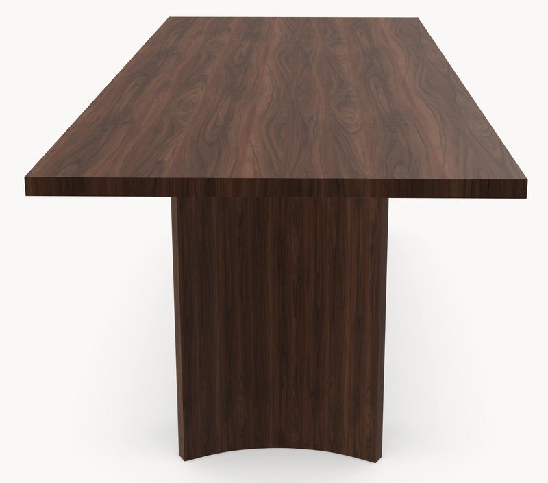 Walnoot eettafel - Recht - Double Moon Walnoot- Japandi sfeerbeeld 2 - Industrial Home