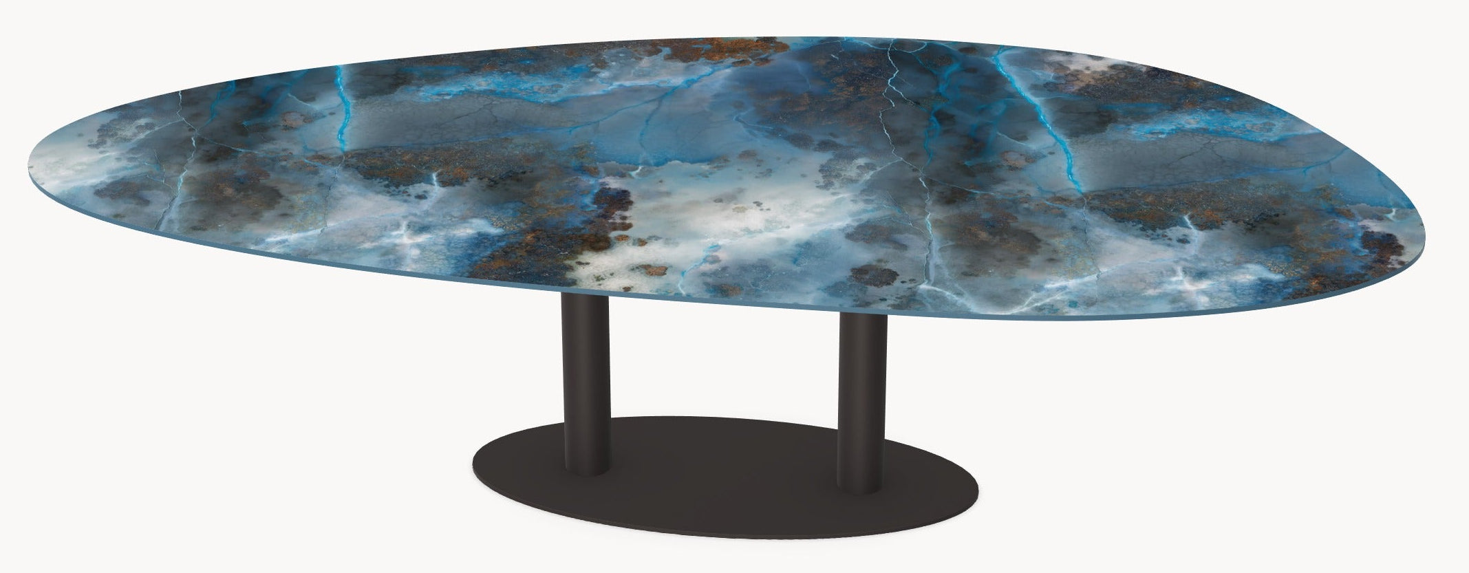 Keramiek  eettafel Thunderstorm - Kiezel A - Sol double