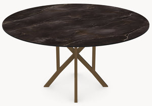 Keramiek Andromeda eettafel - Rond - Matrix light - Industrial Home