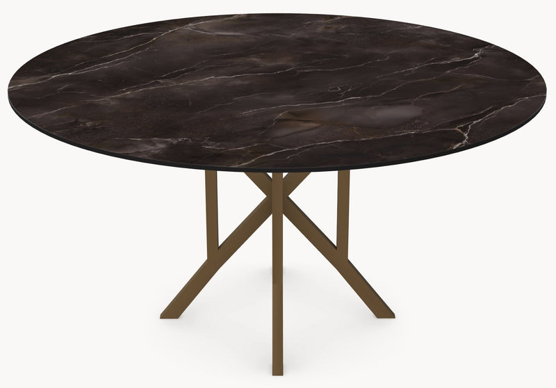 Keramiek Andromeda eettafel - Rond - Matrix light - Industrial Home