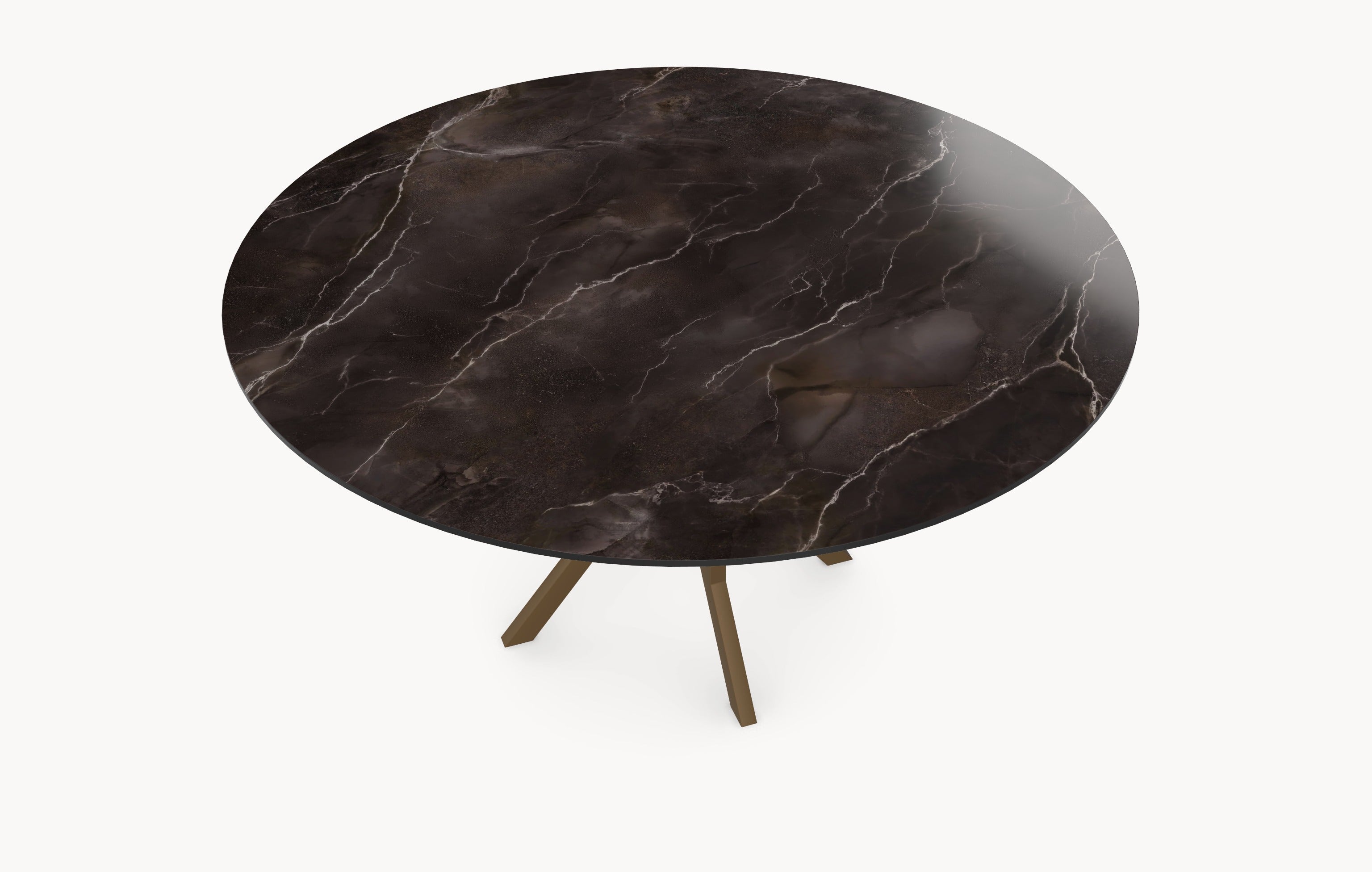 Keramiek Andromeda eettafel - Rond - Matrix light (kan ook als tuintafel dienen)