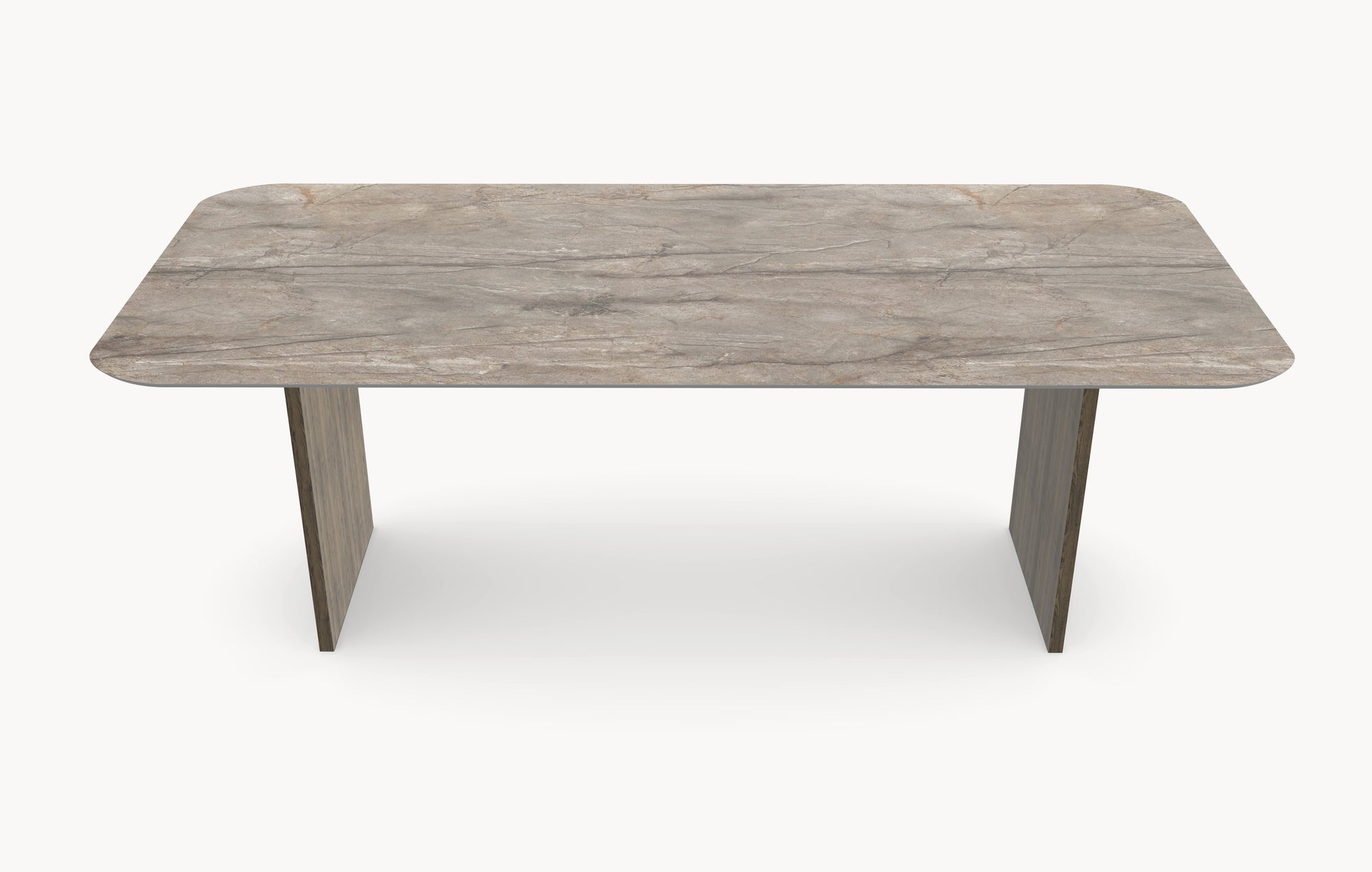 Keramische eettafel Silver Root Grey- Recht Rond - Wall eiken - Japandi sfeerbeeld 3 - Industrial Home