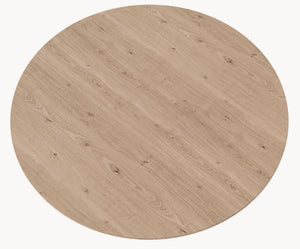 Eiken eettafel - Rond - Flux eiken - Japandi - Industrial Home