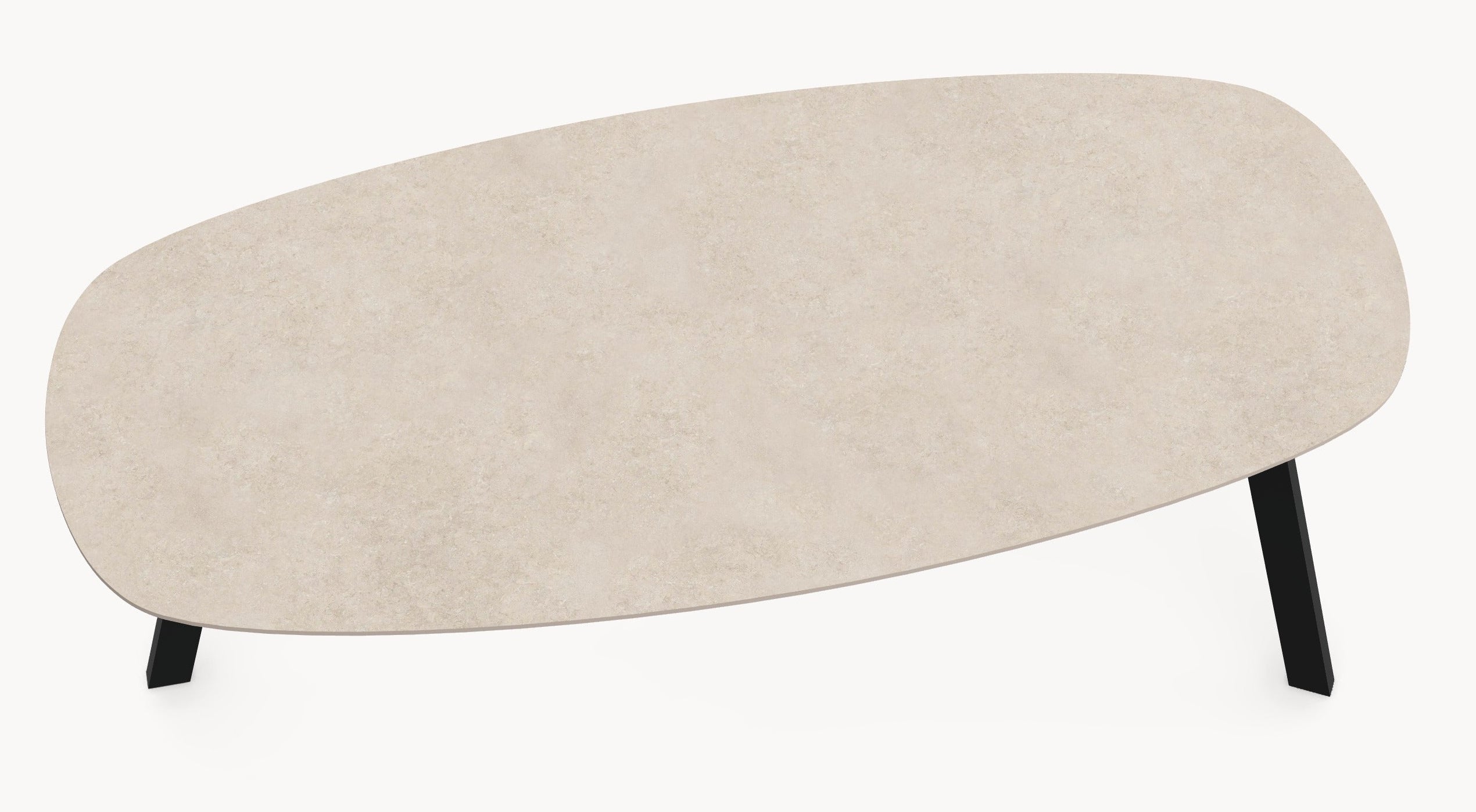 Keramische tafel Paladium Ivory - Deens Ovaal - Trias sfeerbeeld 3 - Industrial Home