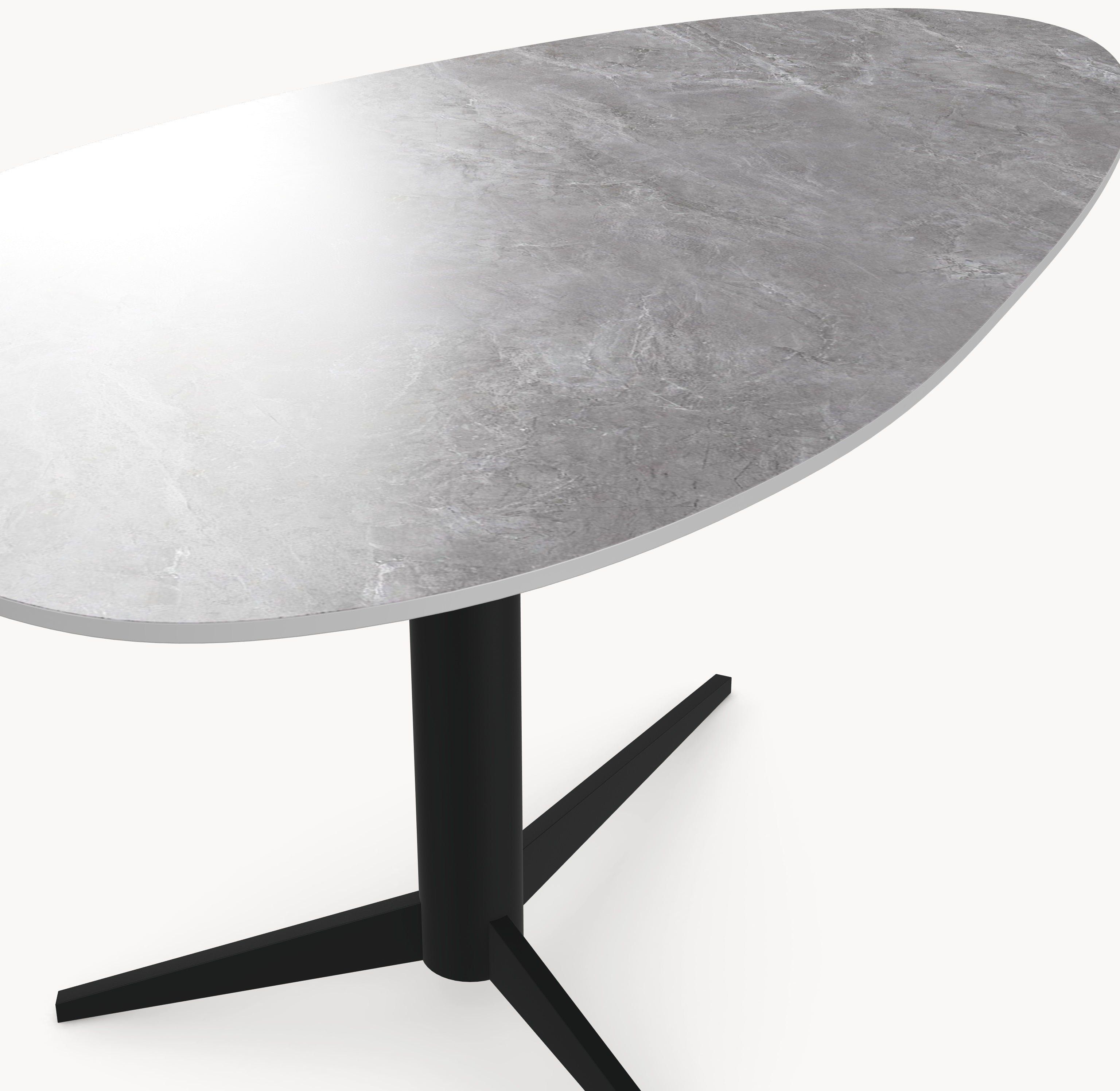 Keramische tafel Tundra Select - Kiezel B - Trios sfeerbeeld 6 - Industrial Home