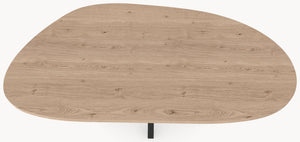 Eiken massief eettafel - Organisch - Hook Metaal sfeerbeeld 3 - Industrial Home