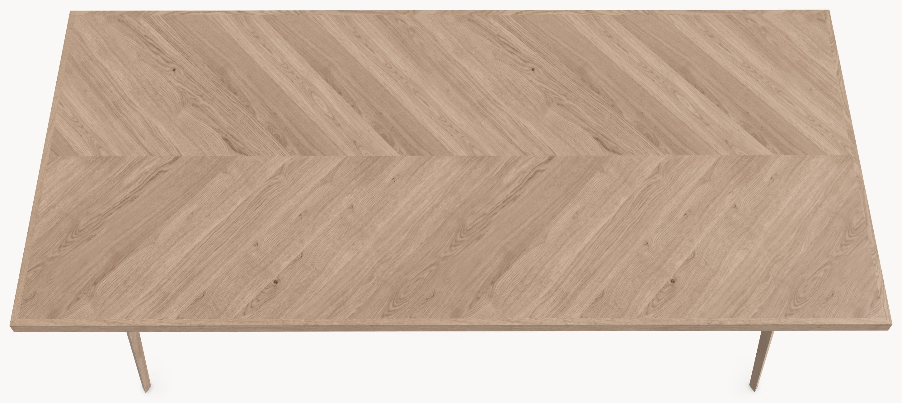 Visgraat eiken eettafel - Recht - Triangle Eiken sfeerbeeld 3 - Industrial Home