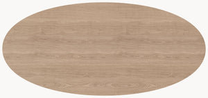 Eiken eetafel - Ovaal - Cone eiken onderstel
