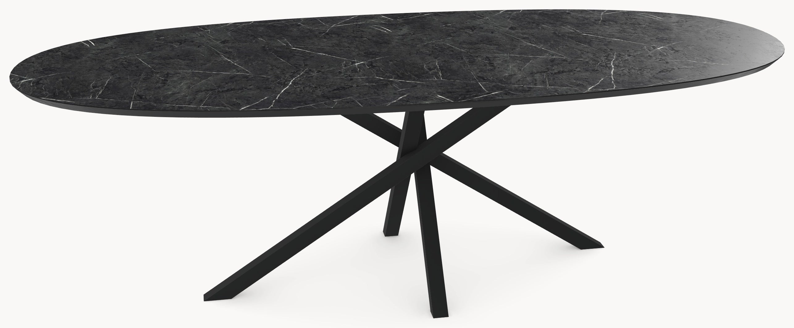 Melamine eettafel - Deens Rond - Matrix Twist