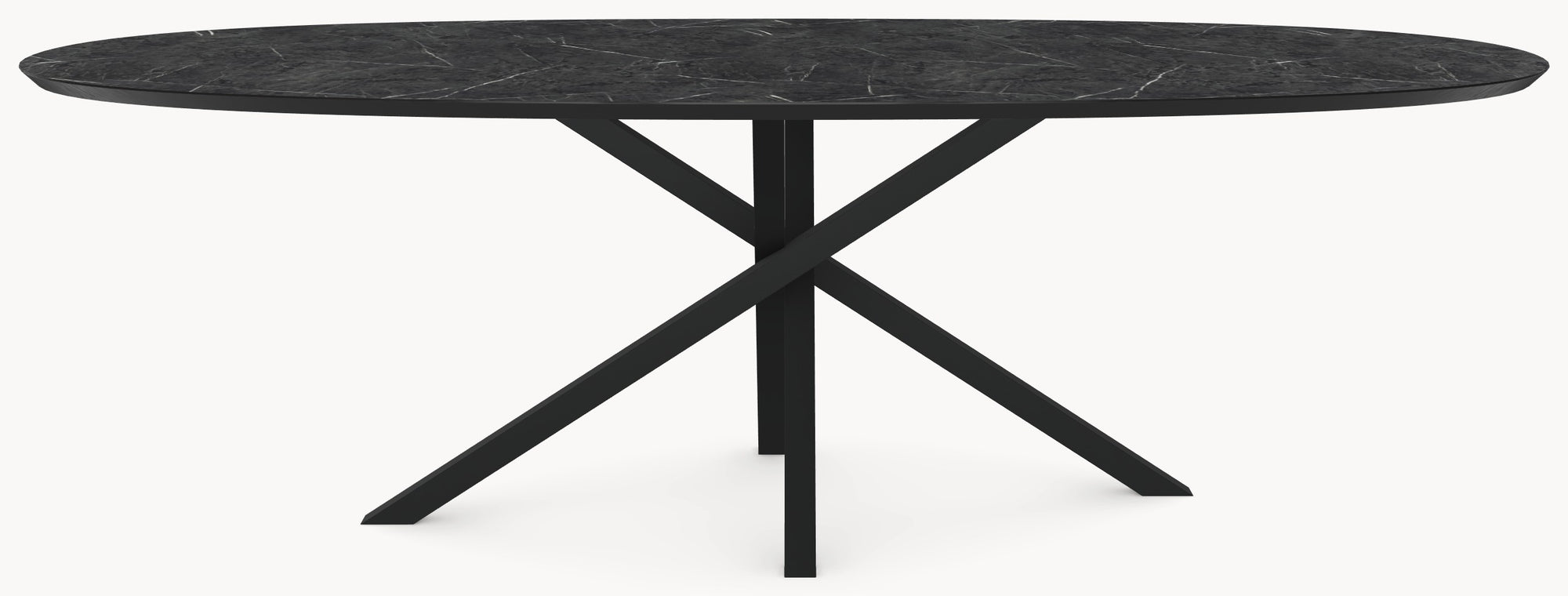 Melamine eettafel - Deens Rond - Matrix Twist - detail foto 3 | Industrial Home