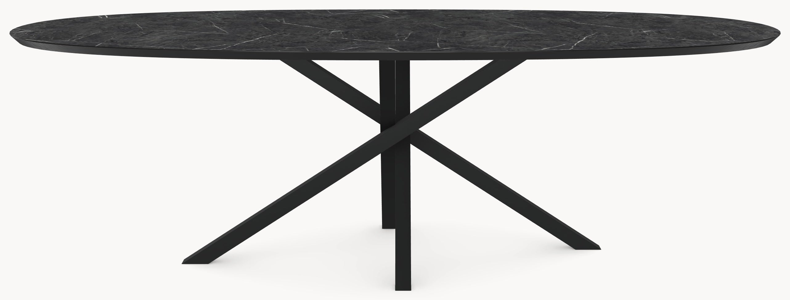 Melamine eettafel - Deens Rond - Matrix Twist